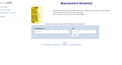 Desktop Screenshot of cylex-branchenbuch-osnabrueck.de
